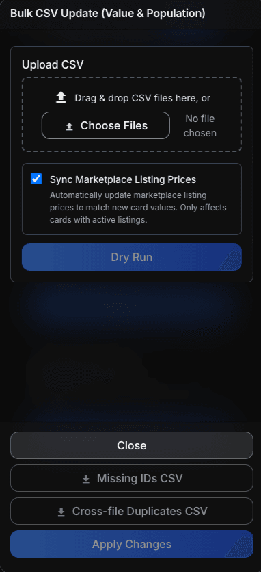 CSV Import