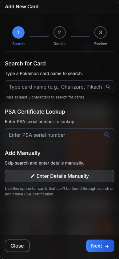 Add Items